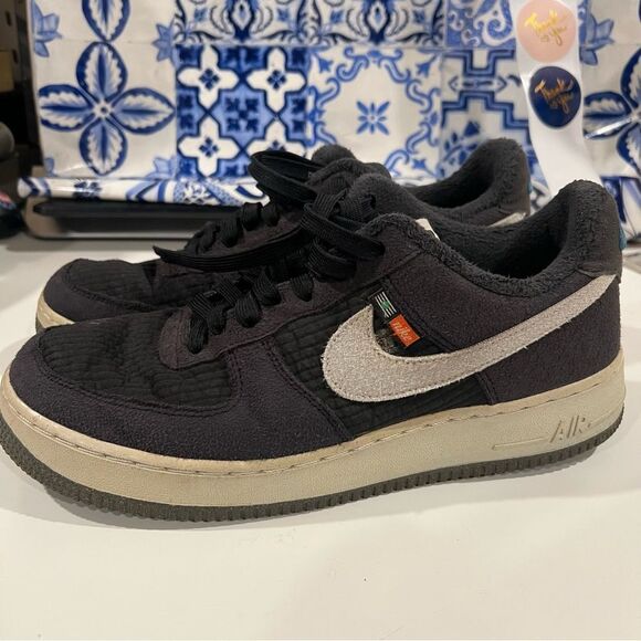 Nike Air Force 1 '07 LV8 Toasty Black Sustainable Men's Shoes Sz 8.5 DC8871-001 - Picture 3 of 9